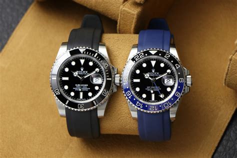 rolex submariner gold rubber strap|rolex submariner rubber strap price.